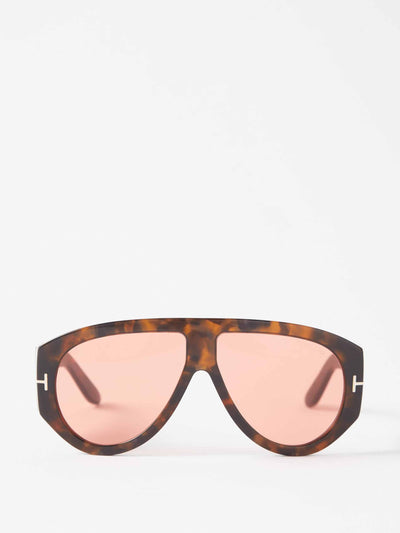 Tom Ford Tortoiseshell aviator sunglasses at Collagerie