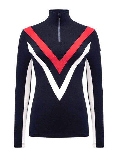 We Norwegians Navy, white and red sweater at Collagerie