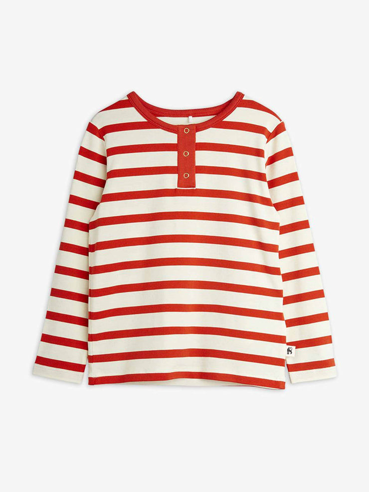 Striped long-sleeve top