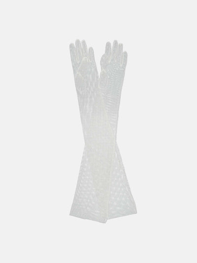 Danielle Frankel Bridal tulle gloves at Collagerie