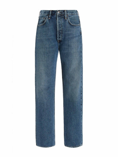 Agolde High rise straight leg jeans at Collagerie