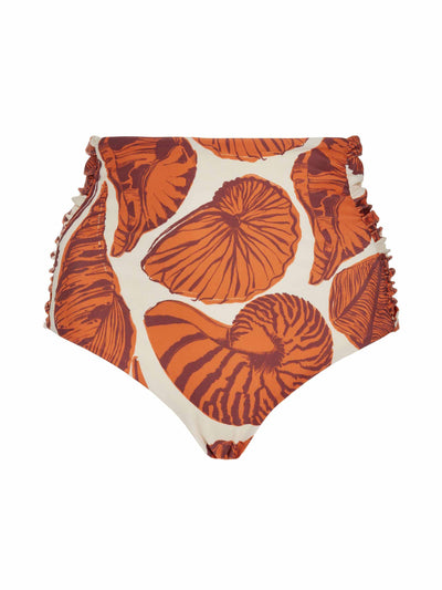 Johanna Ortiz Shell print bikini bottoms at Collagerie