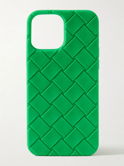 Bottega Veneta Intrecciato rubber iPhone 13 Pro case at Collagerie