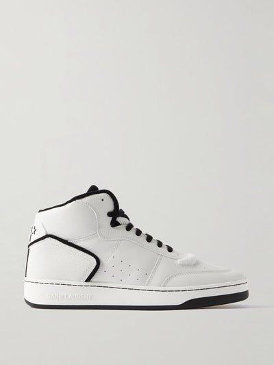 Saint Laurent Perforated leather trainers at Collagerie