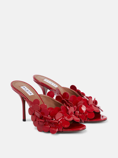 Alaïa Confetti leather mules at Collagerie