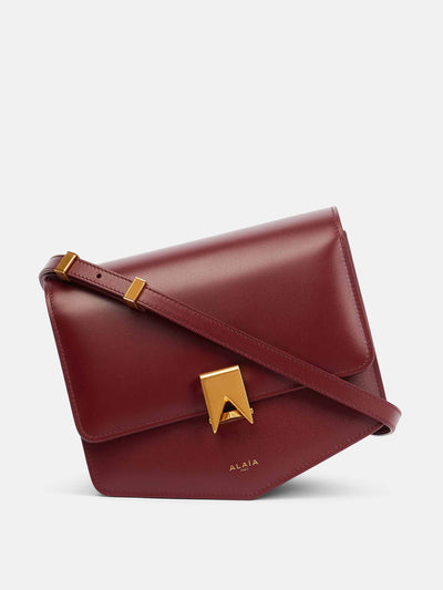 Alaïa Dark red leather shoulder bag at Collagerie