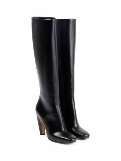 Bottega Veneta Leather knee-high boots at Collagerie