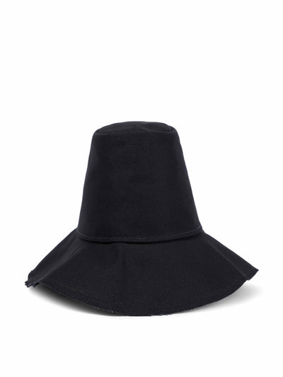 Chloé Black cotton hat at Collagerie