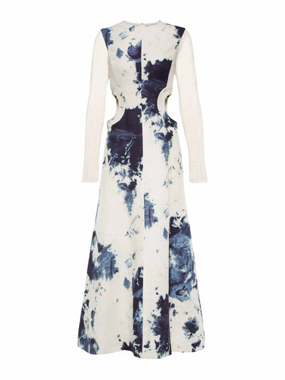 Chloé Tie dye cut out midi dress at Collagerie