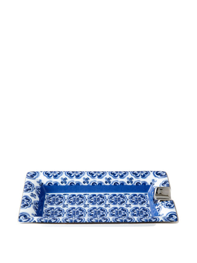 Dolce & Gabbana Blue porcelain ashtray at Collagerie