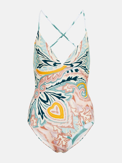 Etro Printed swimsuit at Collagerie