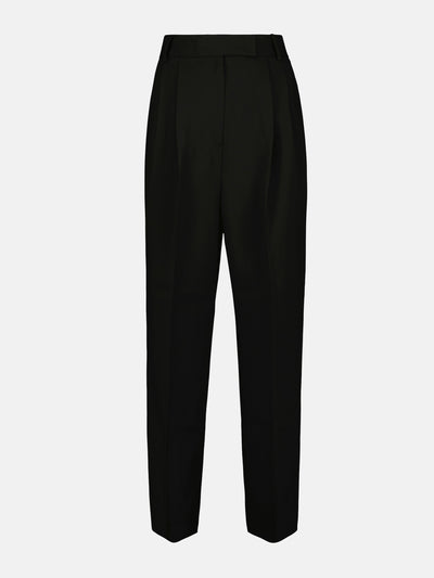 Frankie Shop High rise tapered trousers at Collagerie