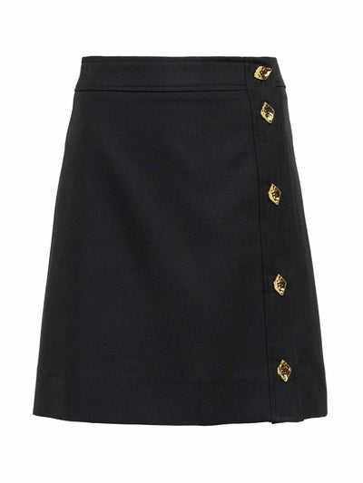 Ganni Asymmetric miniskirt at Collagerie