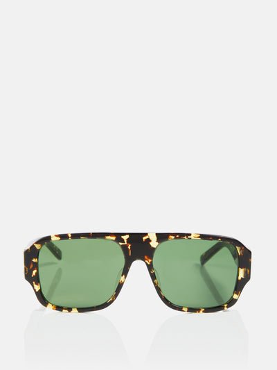 Givenchy Flat-brow tortoiseshell sunglasses at Collagerie