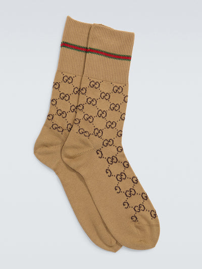 Gucci GG logo socks at Collagerie