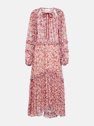 Isabel Marant Étoile Floral printed semi sheer midi dress at Collagerie