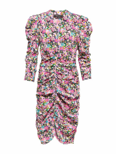 Isabel Marant Floral silk blend mini dress at Collagerie