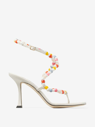 Jimmy Choo Embellished leather sandals at Collagerie