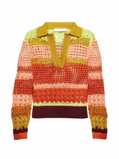 Jonathan Simkhai Otis crochet sweater at Collagerie