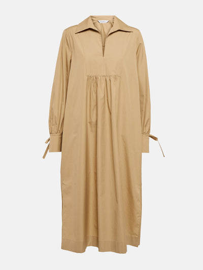 Max Mara Nupar cotton poplin shirt dress at Collagerie