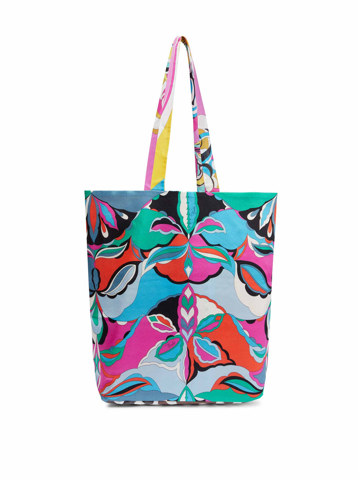 Multi-coloured tote bag
