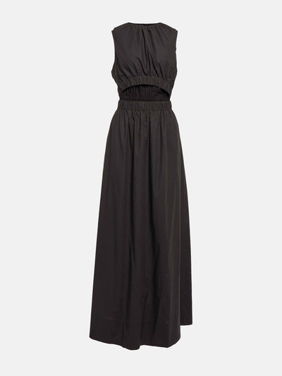 Sir Black cut-out poplin maxi dress at Collagerie