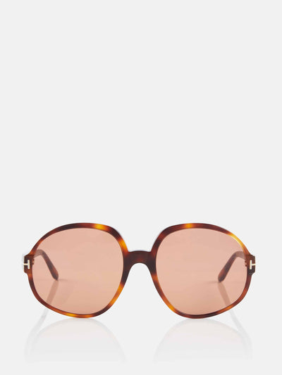 Tom Ford Tortoiseshell-acetate oversized sunglasses at Collagerie