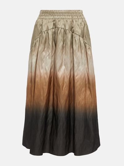Vince Brown gradient midi skirt at Collagerie