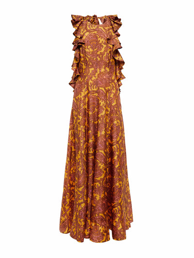 Zimmermann Backless silk maxi dress at Collagerie