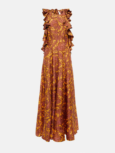 Zimmermann Printed silk maxi dress at Collagerie