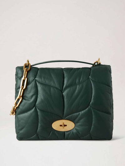 Mulberry Green leather puffer bag at Collagerie