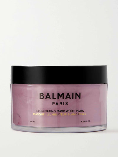 Balmain Paris Hair Couture White pearl illuminating mask at Collagerie