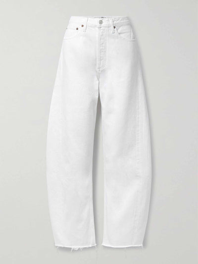 Agolde Balloon high-rise tapered jeans at Collagerie