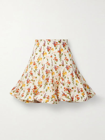 Agua By Agua Bendita Floral print mini skirt at Collagerie