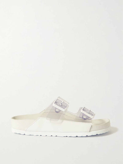 Birkenstock White and clear sandals at Collagerie