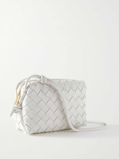 Bottega Veneta White leather shoulder bag at Collagerie