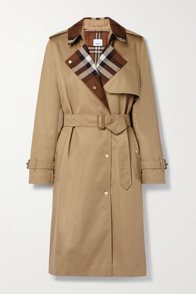 Burberry Trench coat with checked pattern at Collagerie