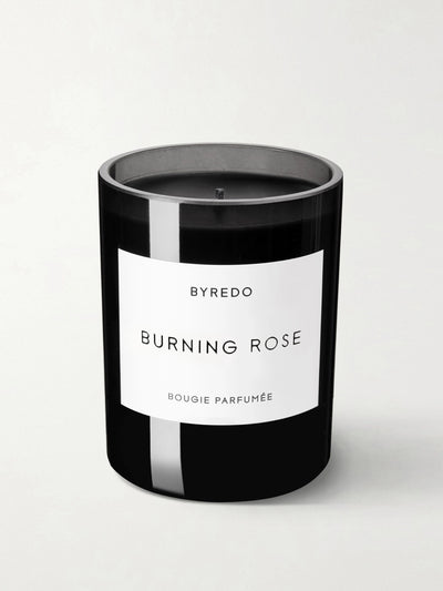 Byredo Burning Rose scented candle at Collagerie