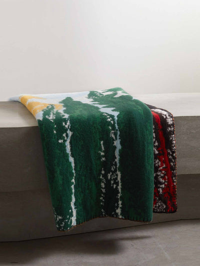 Chloé Intarsia cashmere blanket at Collagerie