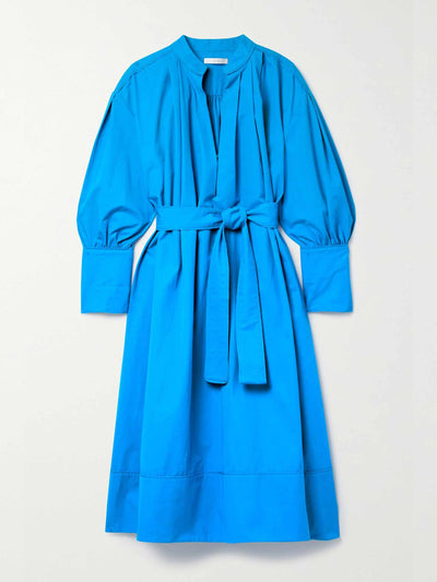 Co Belted blue dress at Collagerie