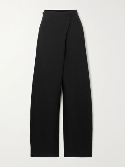 Cortana Arce linen-blend straight-leg pants at Collagerie