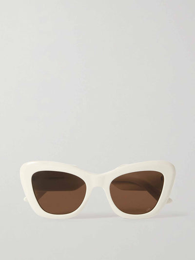 Dior Bobby cat-eye acetate gold tone sunglasses at Collagerie