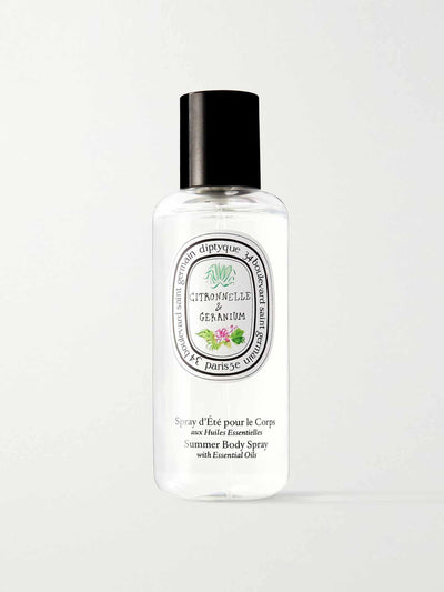 Diptyque Citronelle and geranium body spray at Collagerie