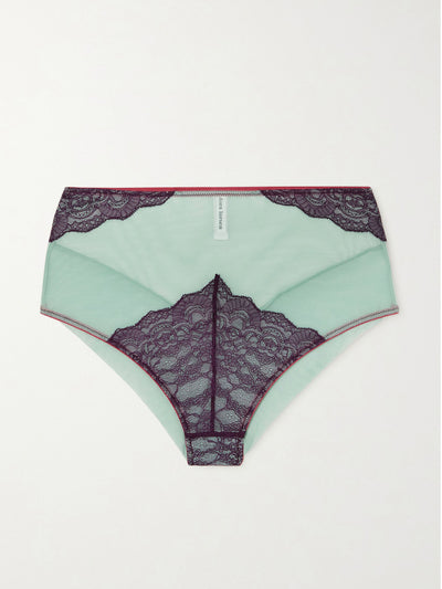 Dora Larsen Enid lace briefs at Collagerie