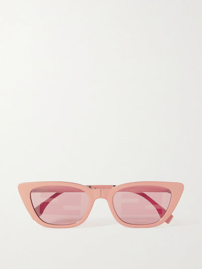 Fendi Pink Cat Eye sunglasses at Collagerie