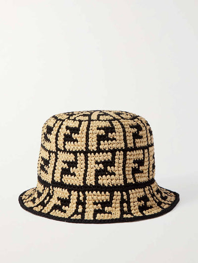 Fendi Crochet bucket hat at Collagerie