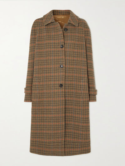 Fortela Checked wool jacket at Collagerie