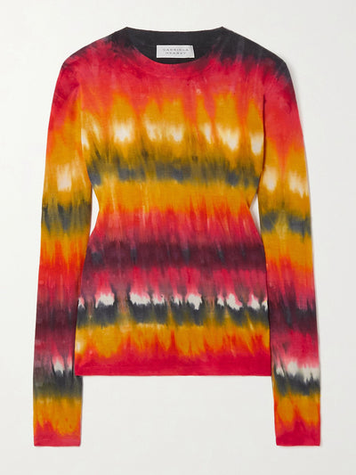 Gabriela Hearst Miller tie-dyed cashmere sweater at Collagerie