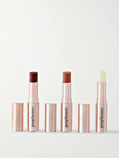 Goop Trio of lip balms at Collagerie