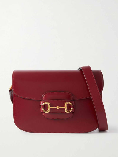 Gucci Red horsebit bag at Collagerie